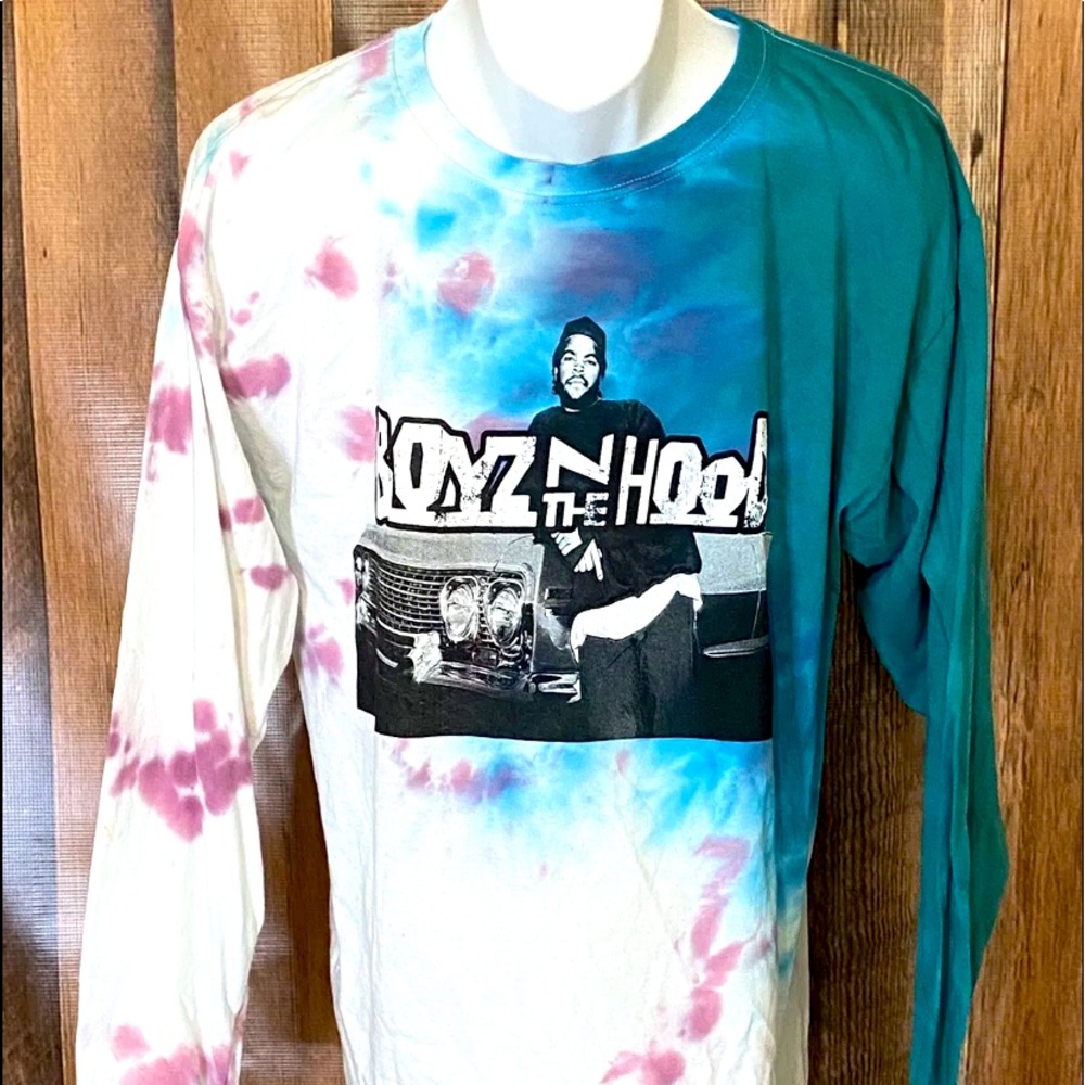 Boyz N The Hood Men's Size Medium Multi Colored Long Sleeve T-Shirt